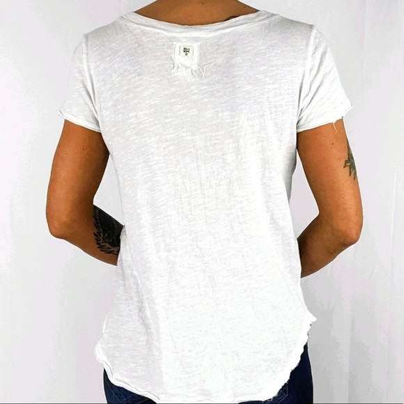 🔥BILLABONG🔥WHITE LACE UP TOP SIZES XS & M NWT - Picture 2 of 4